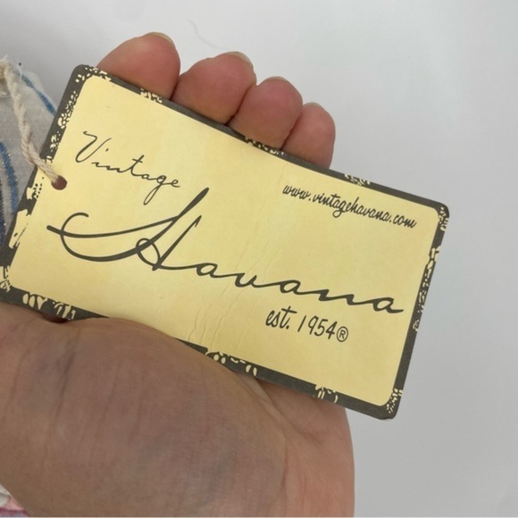 Vintage Havana Pink Striped Jumpsuit lurex‎ linen Sz S - Picture 4 of 9